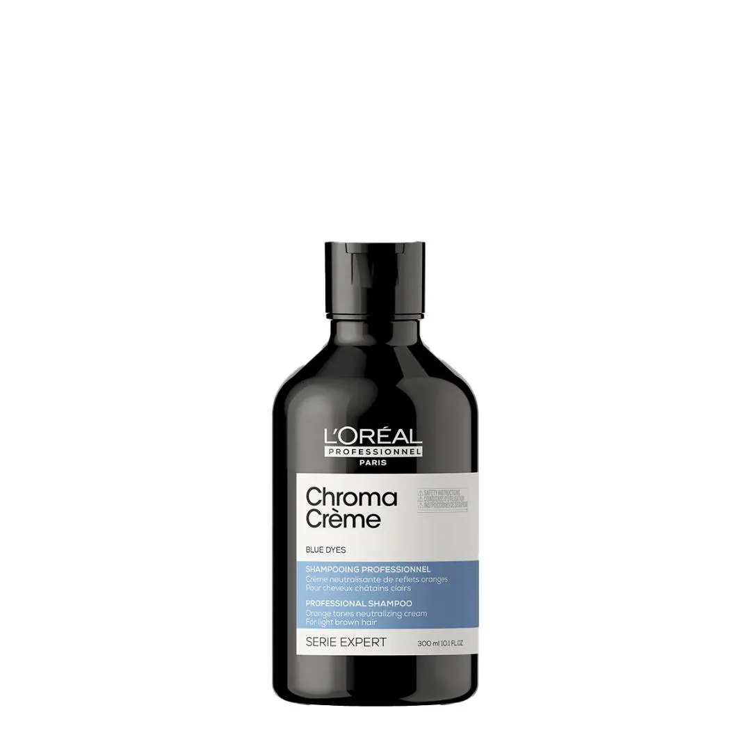 Shampoo Matizador L'Oréal Professionnel Chroma Crème Blue Dyes Cabelos Loiros 300ml