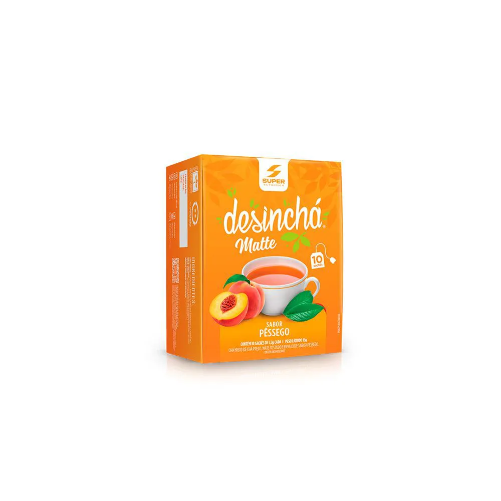 Desinchá Matte Pêssego (10 sachês)