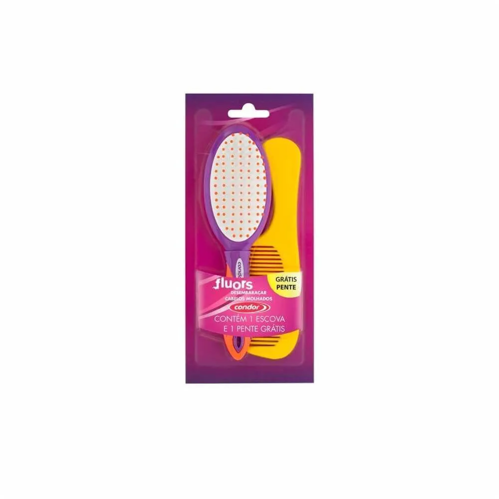 Condor 6804 Escova E Pente P- Cabelo