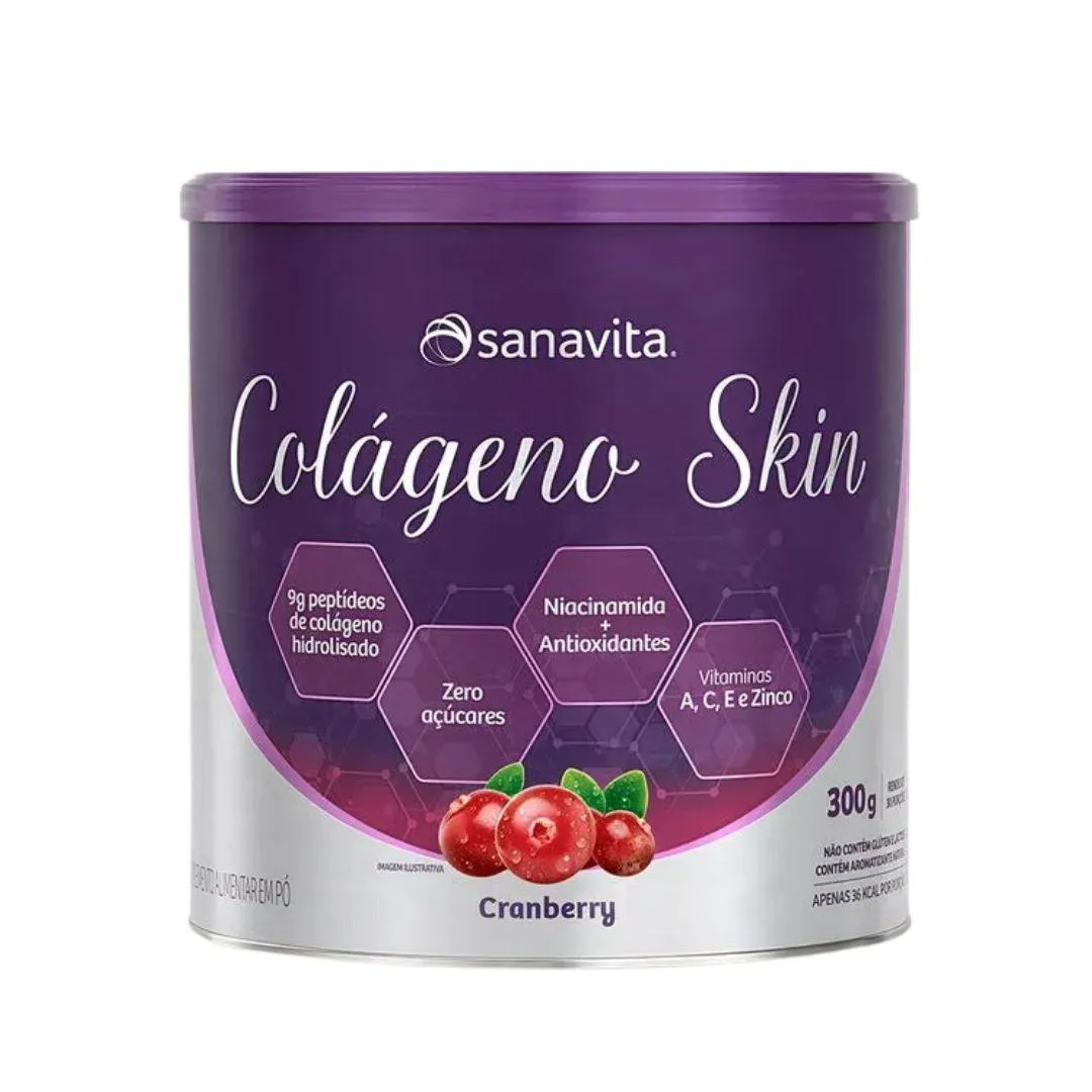 COLAGENO SKIN 300G - SANAVITA Cranberry