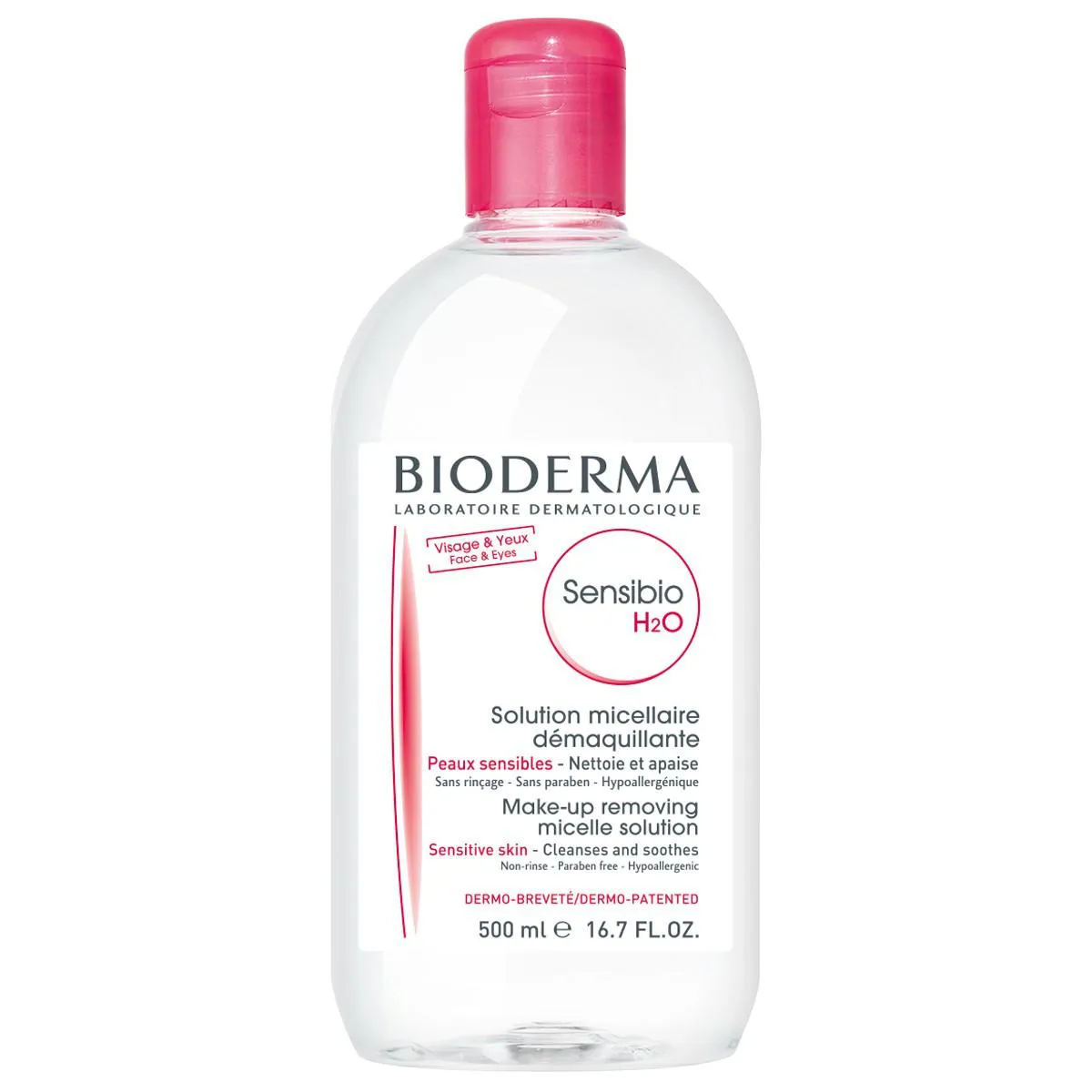 Solução Micelar Demaquilante Bioderma Sensibio H2O 500ml