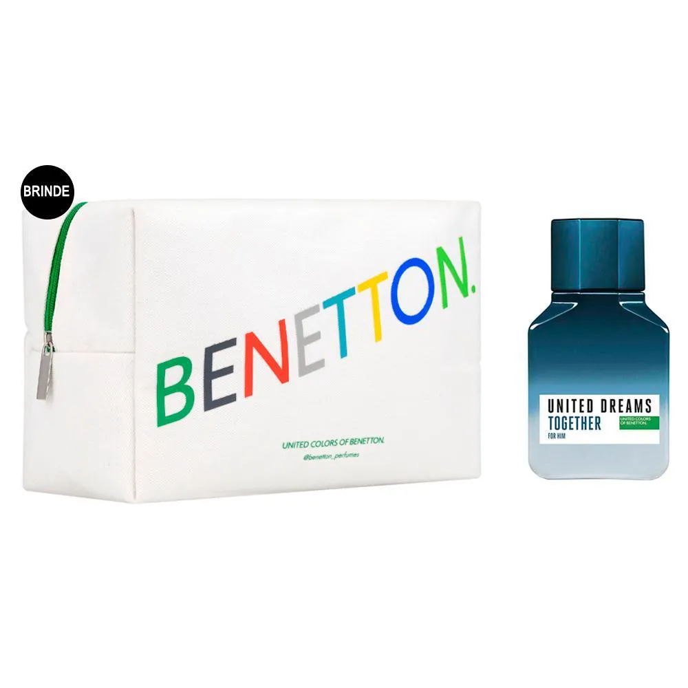 Benetton United Dreams Together Him EDT Perf Masc 100ml + Necessaire