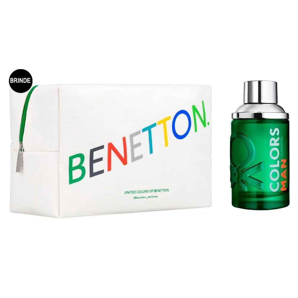 Benetton Colors Man Green EDT Perfume Masculino 100ml