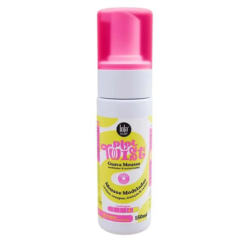 Mousse Modelador Plot Twist Guava Lola Cosmetics 150ml