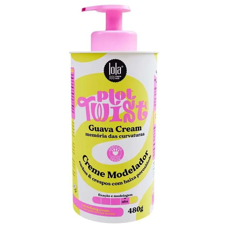 Creme Modelador Plot Twist Guava Cream Lola Cosmetics 480g