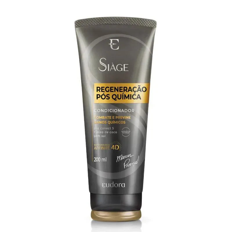 Condicionador Regeneração Pós Quimica Eudora Siàge 200ml