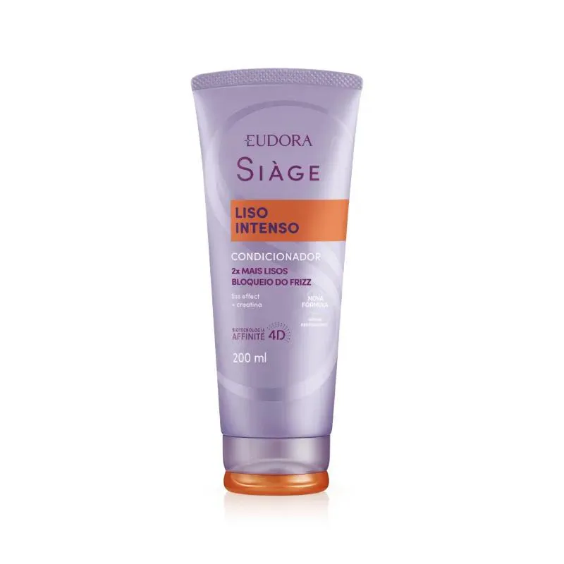 Condicionador Eudora Siàge Liso Intenso Frizz Control 200ml