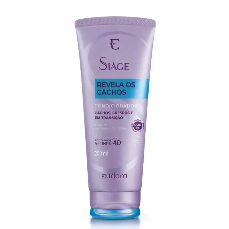 Condicionador Revela Os Cachos Eudora Siàge 200ml