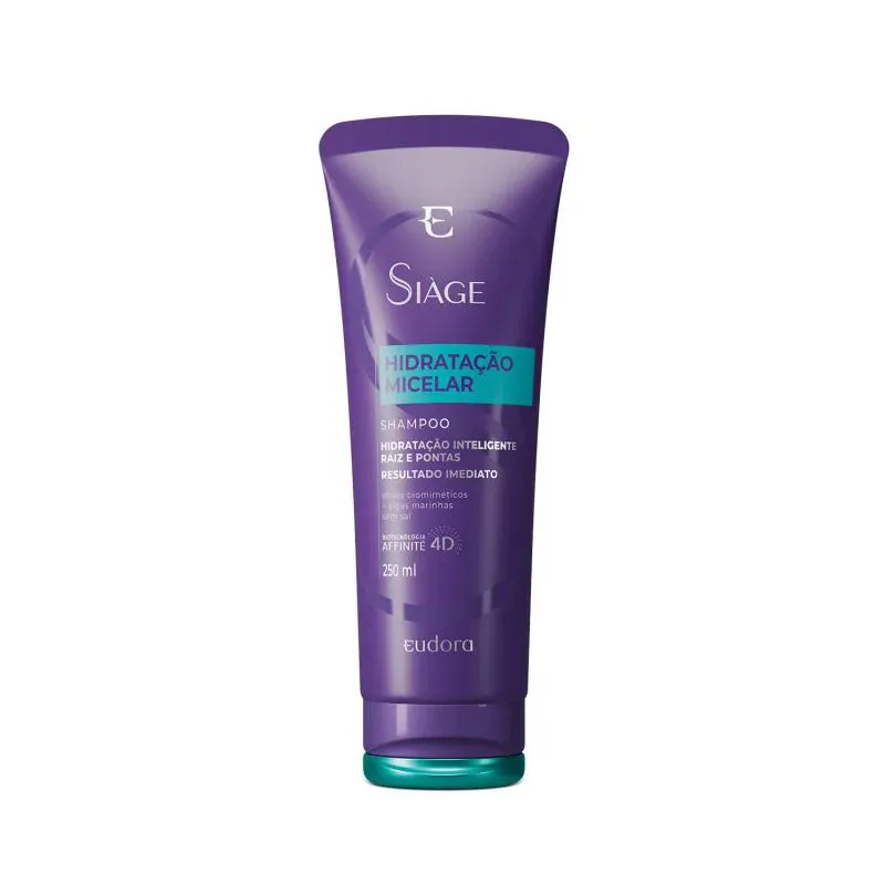 Shampoo Hidratação Micelar Eudora Siàge 250ml