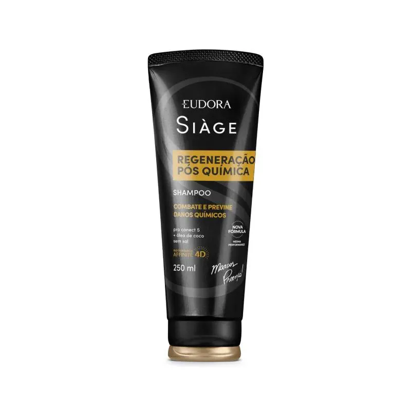 Shampoo Eudora Siàge Regeneração Pós Química 250ml