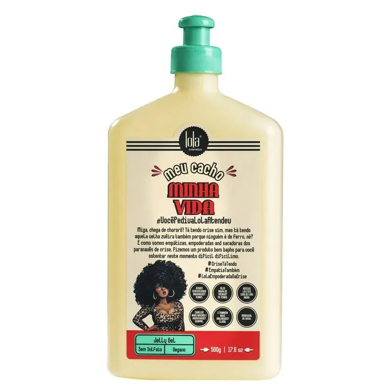 Finalizador Jelly Gel Meu Cacho Minha Vida Lola Cosmetics 500g