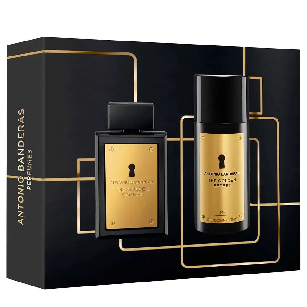 Kit Perfume The Golden Secret Eau De Toilette Masculino Banderas 100ml + DEO 150ml