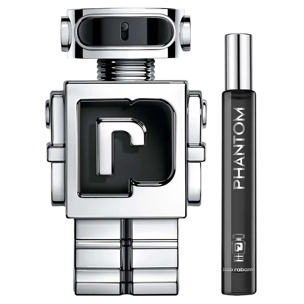 Kit Perfume Phantom Eau De Toilette Masculino Paco Rabanne 100ml + Travel Size 10ml