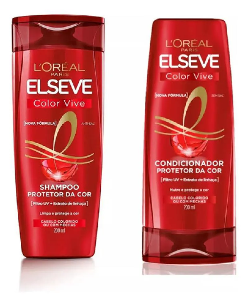 Kit Color Vive - L´oréal Elseve Shampoo + Condicionador-200ml