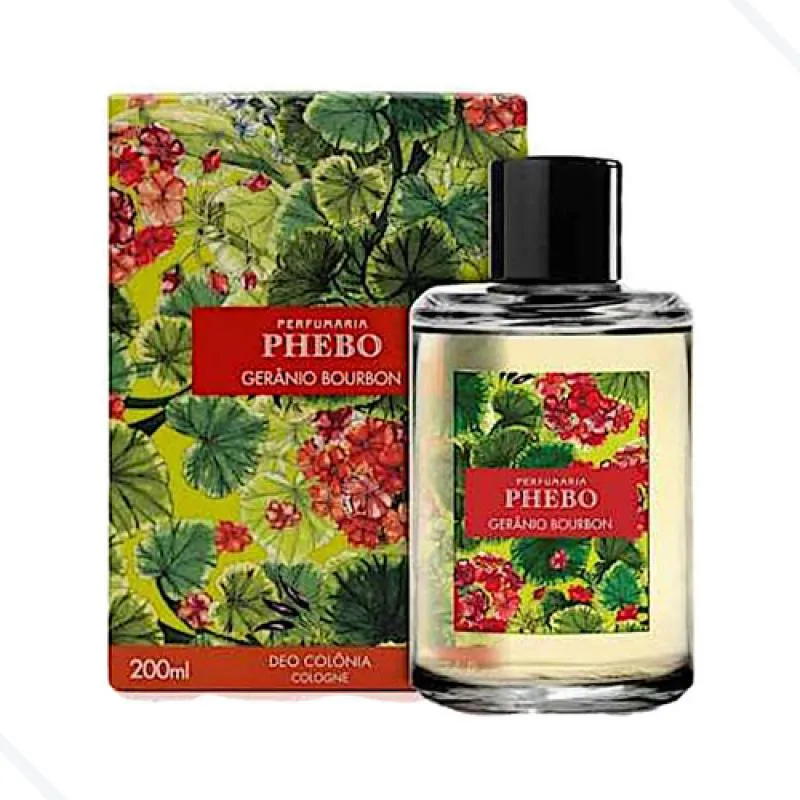 Colônia Phebo Gerânio Bourbon 200ml Granado