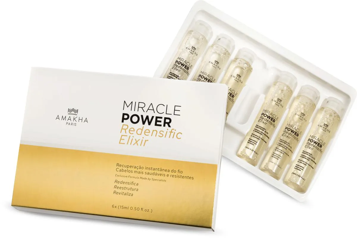 Ampola Capilar Fortificante Miracle Power 6 unidades