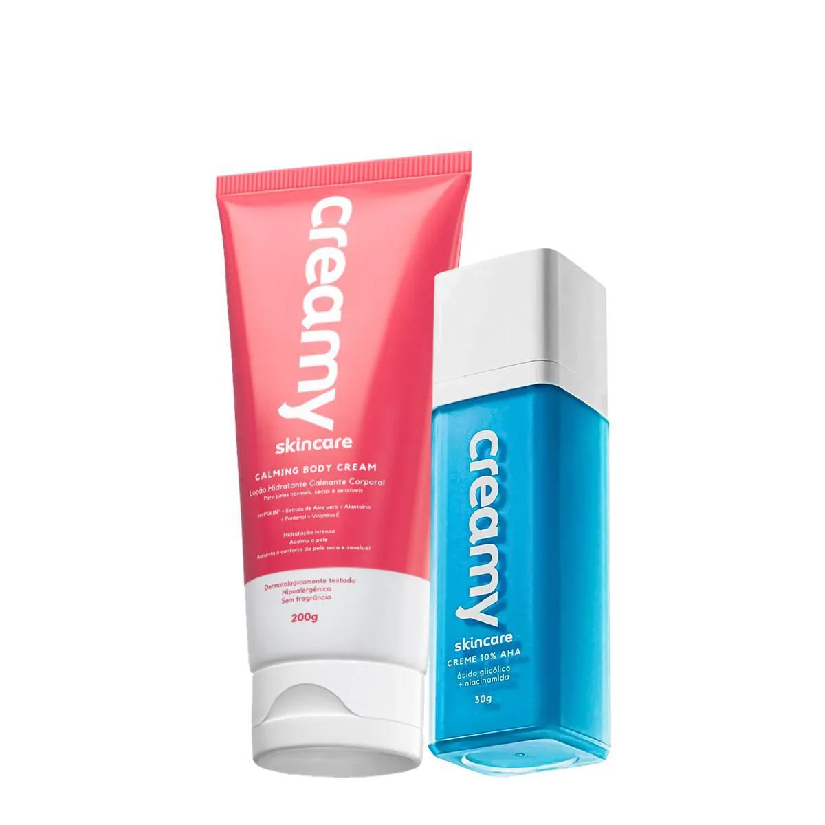 Kit Creamy Skincare  Ácido Skincare Glicólico e Calming Body Cream (2 produtos)