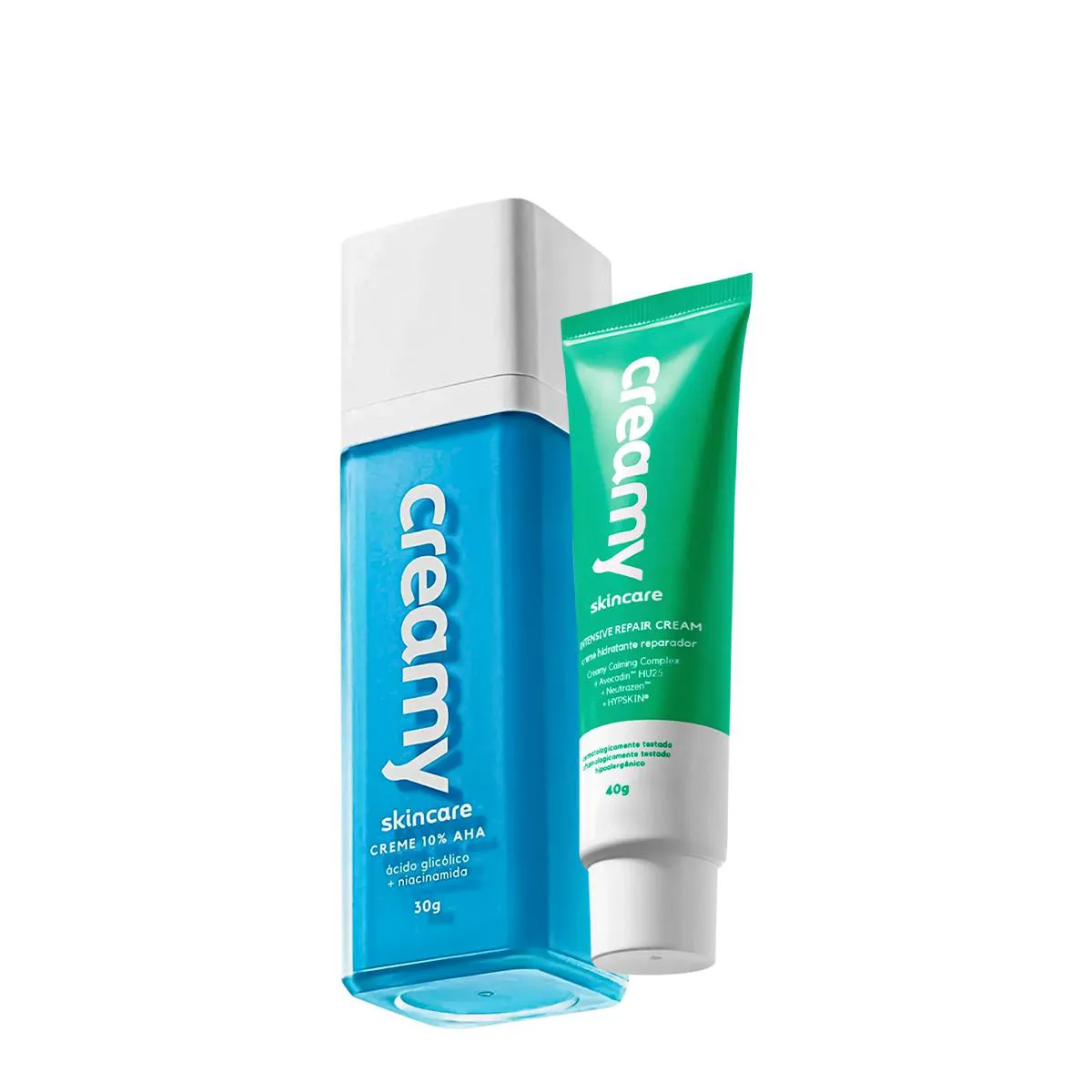 Kit Creamy Skincare  Ácido Skincare Glicólico e Intensive Repair Cream (2 produtos)