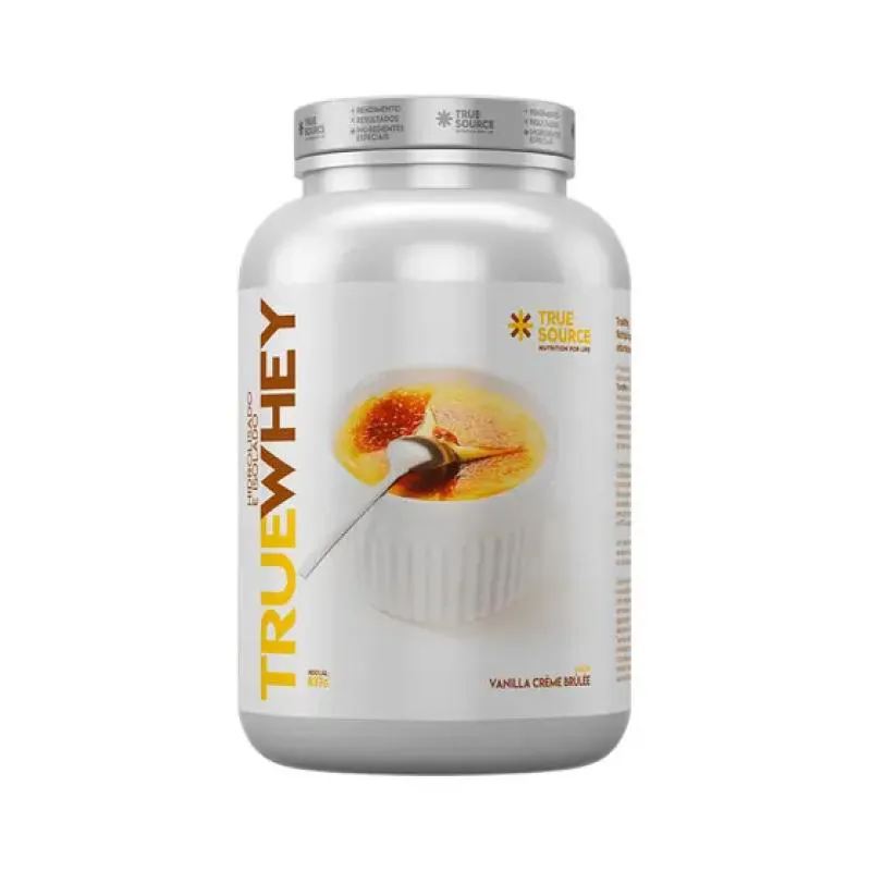 True Whey Protein Isolado e  Hidrolisado Isolado 837g Creme Brulle