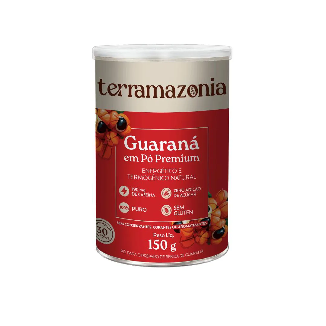 Guaraná em Pó 150g Lata