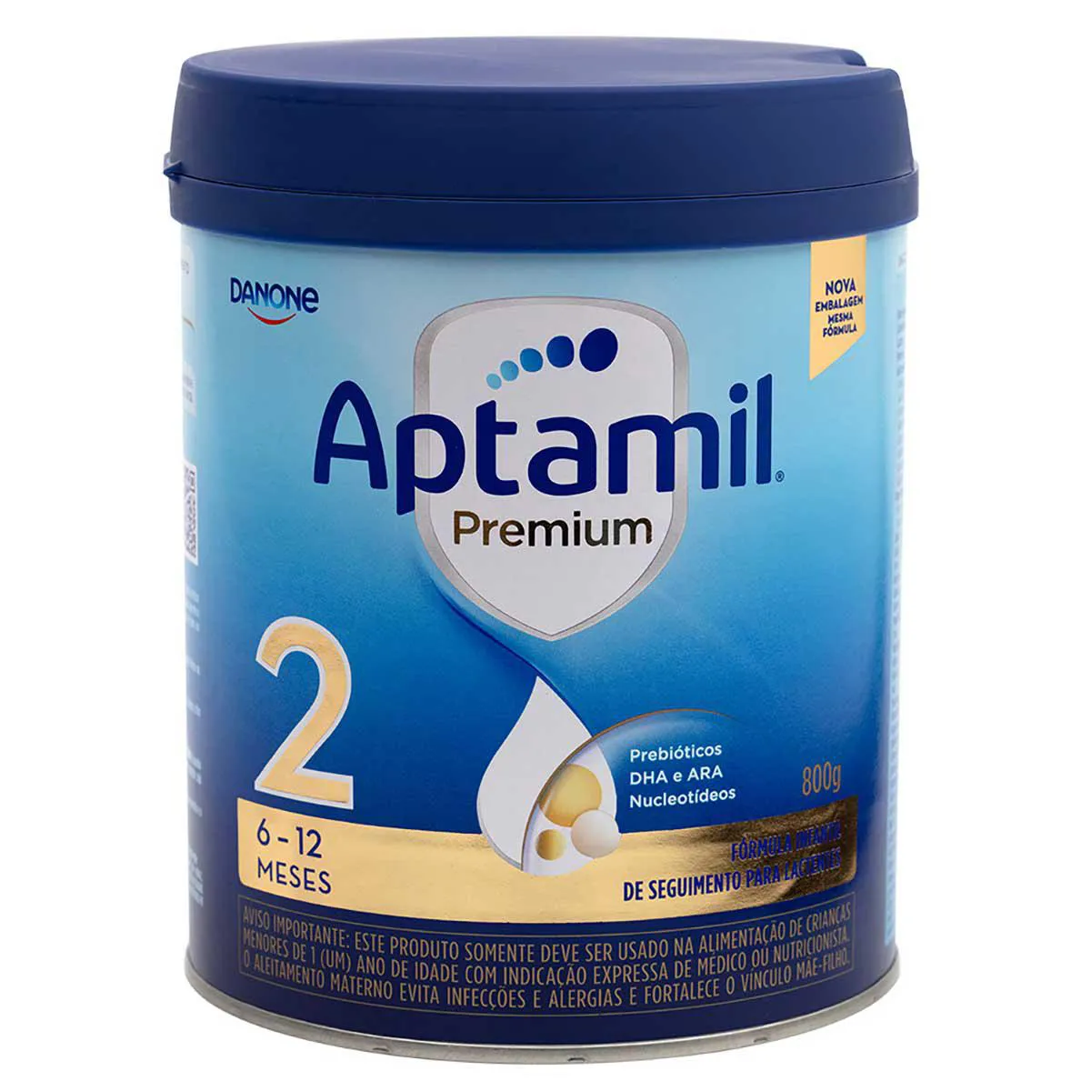 Fórmula Infantil Aptamil Premium 2 Danone 6 a 12 meses 800g