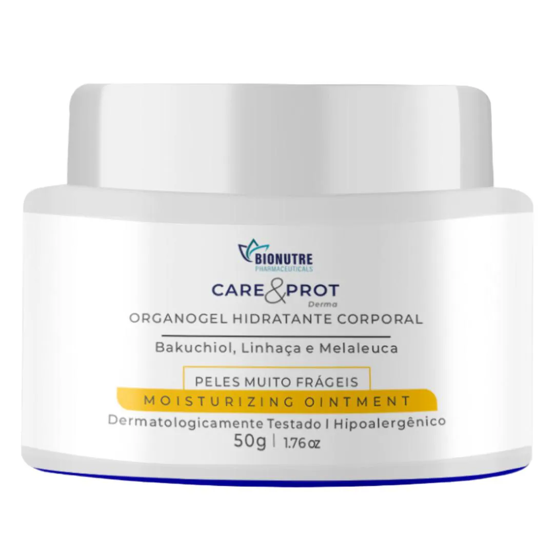 Organogel Hidratante Corporal 50g Care&Prot Derma Peles Muito Frágeis - PSORÍASE
