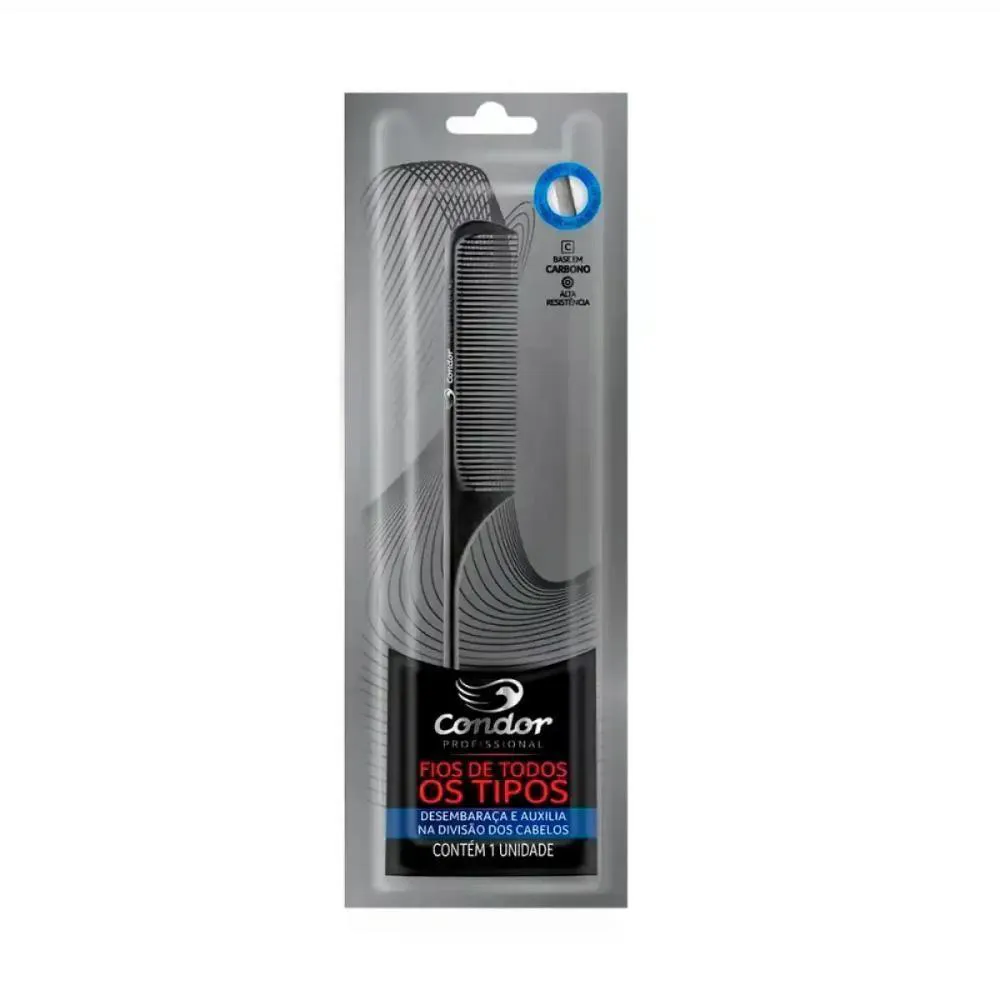 Pente De Cabelo Profissional Prancha Ref 8201