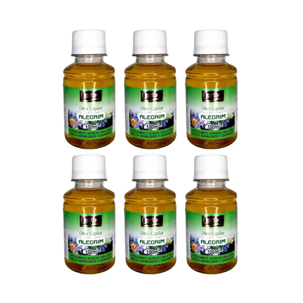 Oleo Capilar Ouribel Alecrim 100ml - Kit C/ 6un
