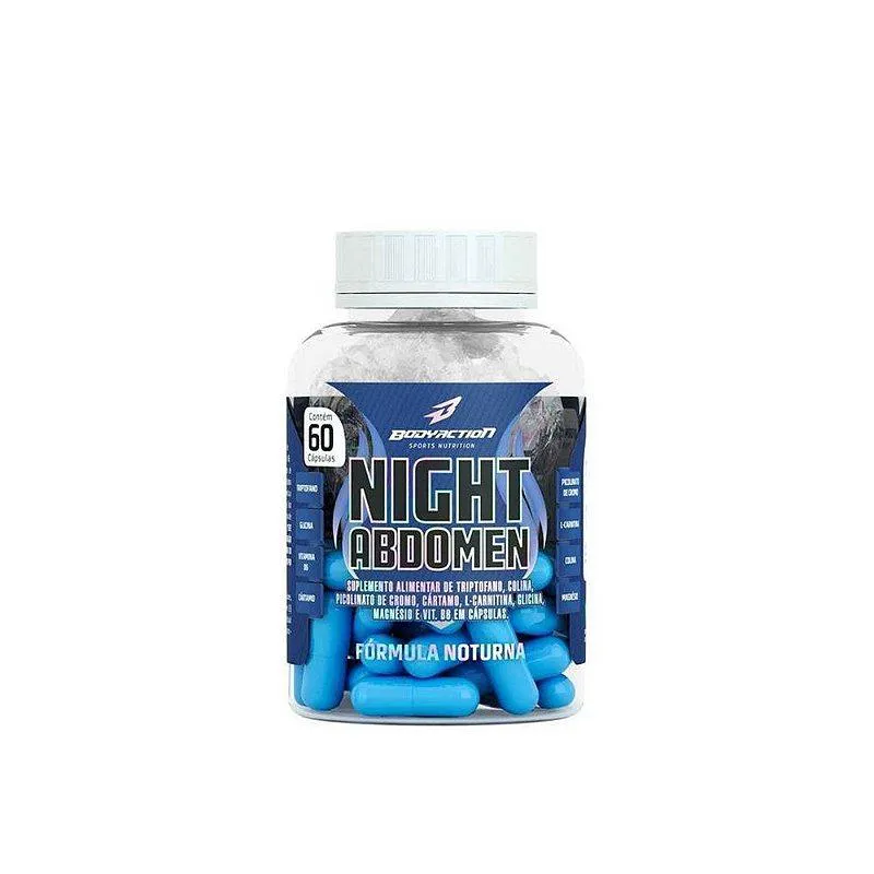 Night Abdomen 60 capsulas - bodyaction termogênico