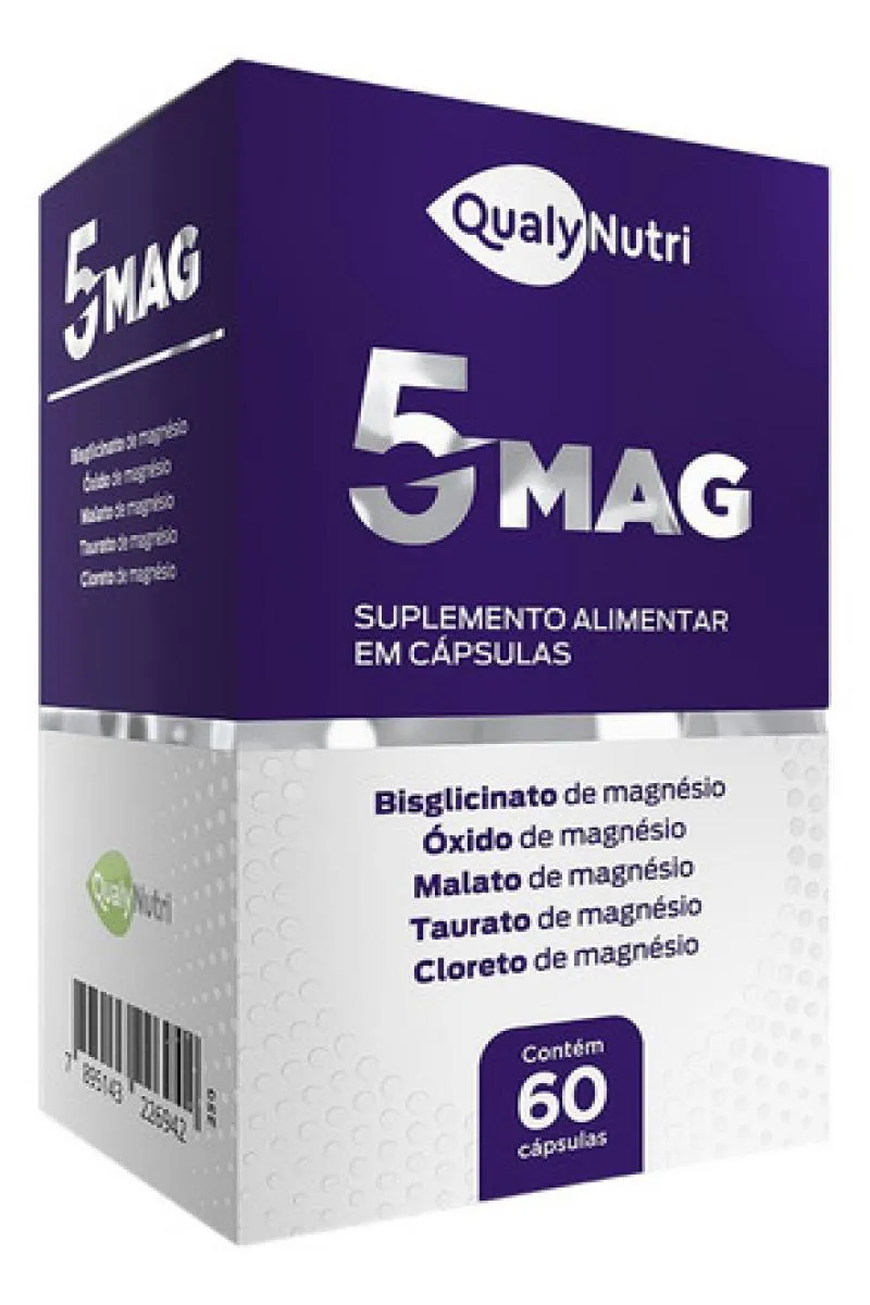 Magnesio 5mag 60 Capsulas Qualynutri