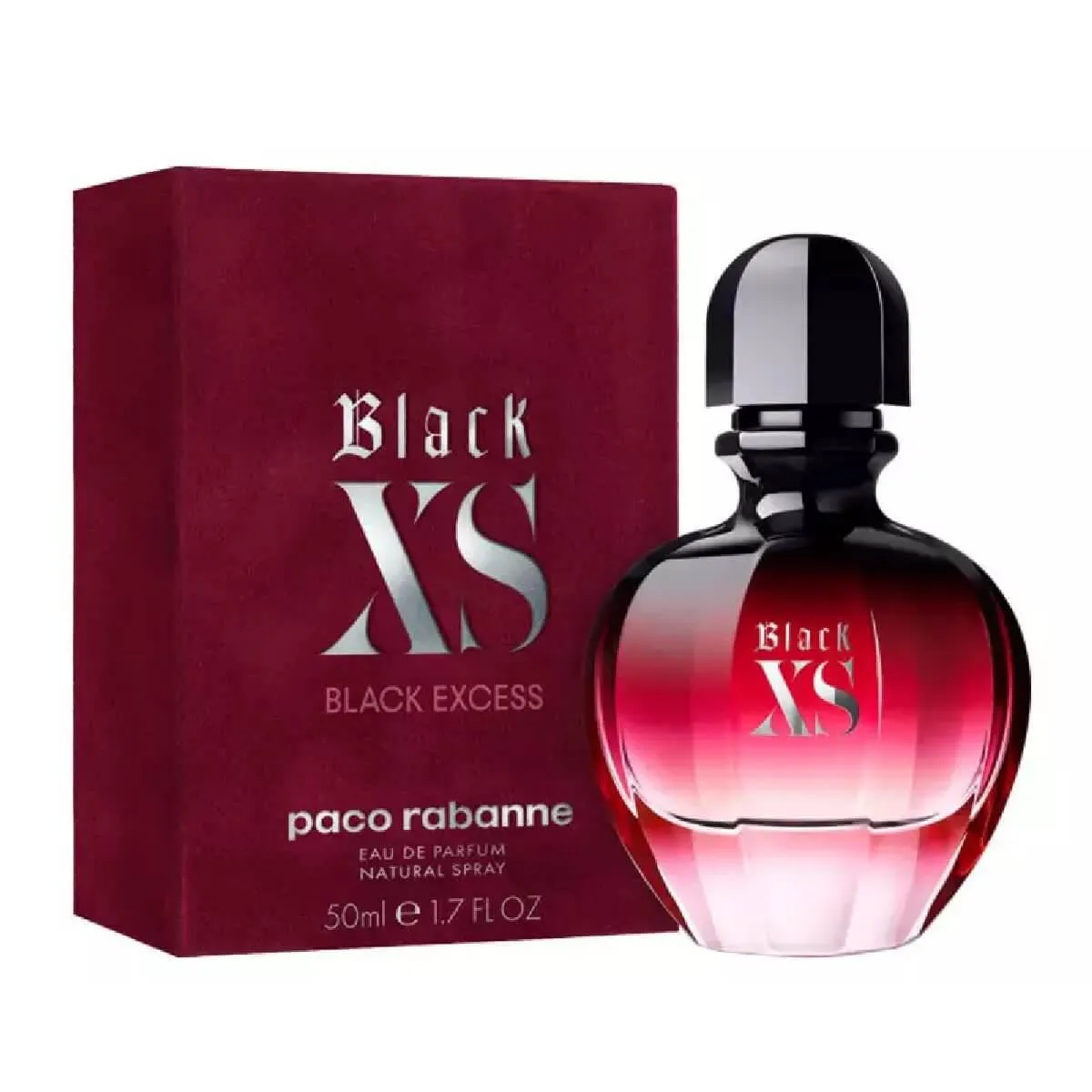 Black XS For Her Paco Rabanne Eau de Parfum Perfume Feminino 50ml