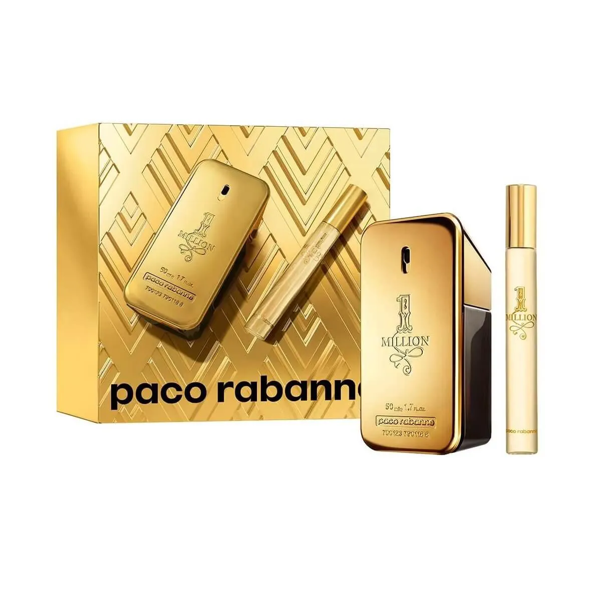 Kit Paco Rabanne 1 Million Masculino EDT 50ml + EDT 10ml