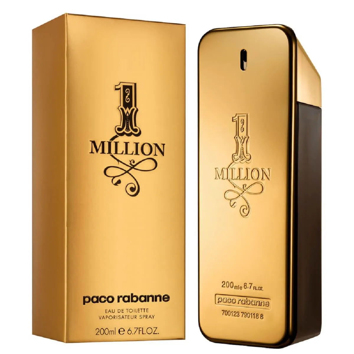 1 Million Paco Rabanne Perfume Masculino Eau de Toilette 200ml