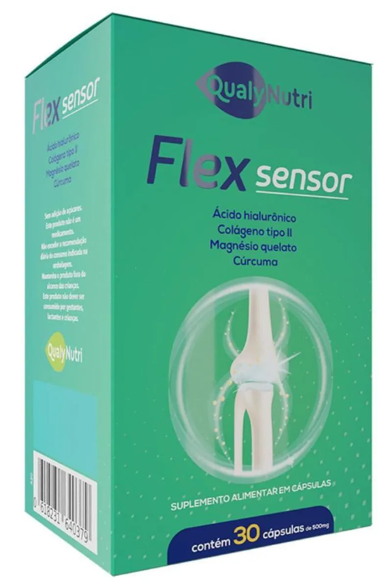 Flex Sensor, 30 Cápsulas, QualyNutri