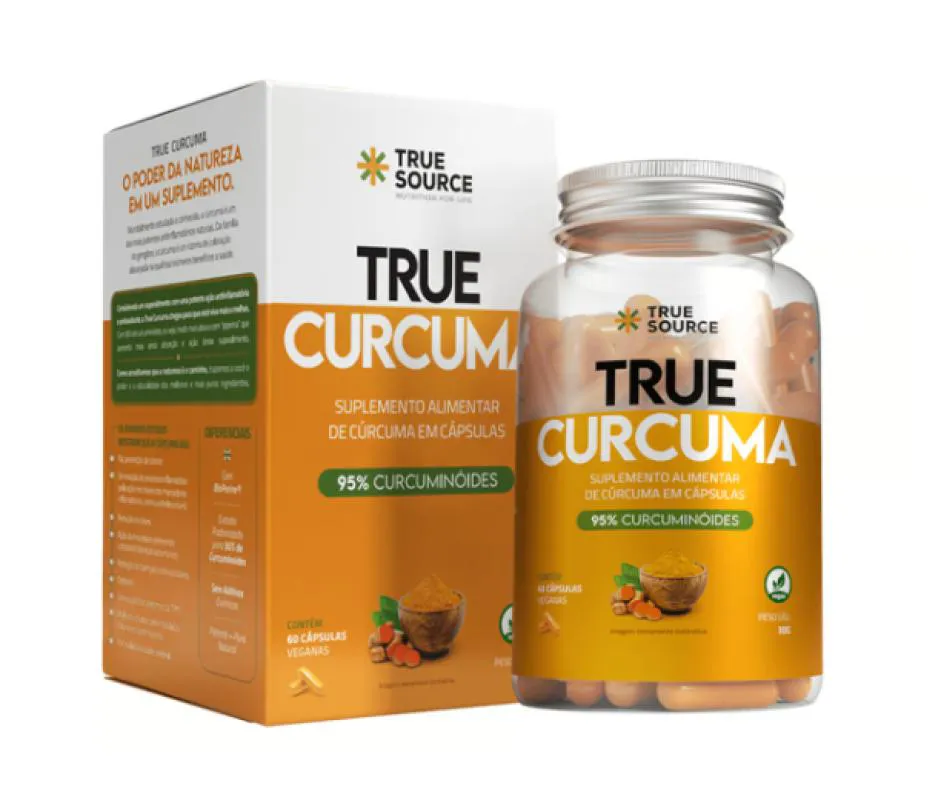 True Cúrcuma 500mg, 60 Capsulas, True Source