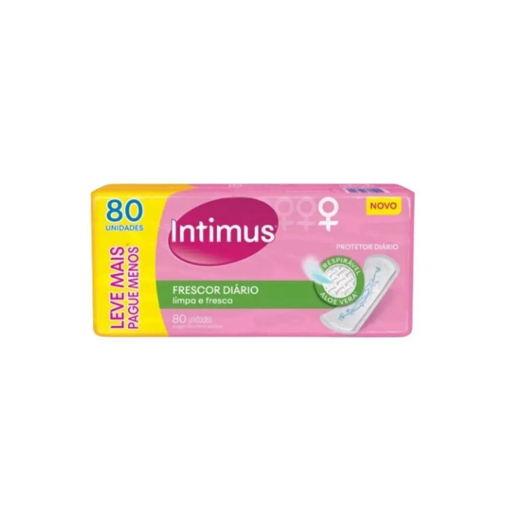 Absorvente Intimus Days Com 80 Unidades Com Perfume