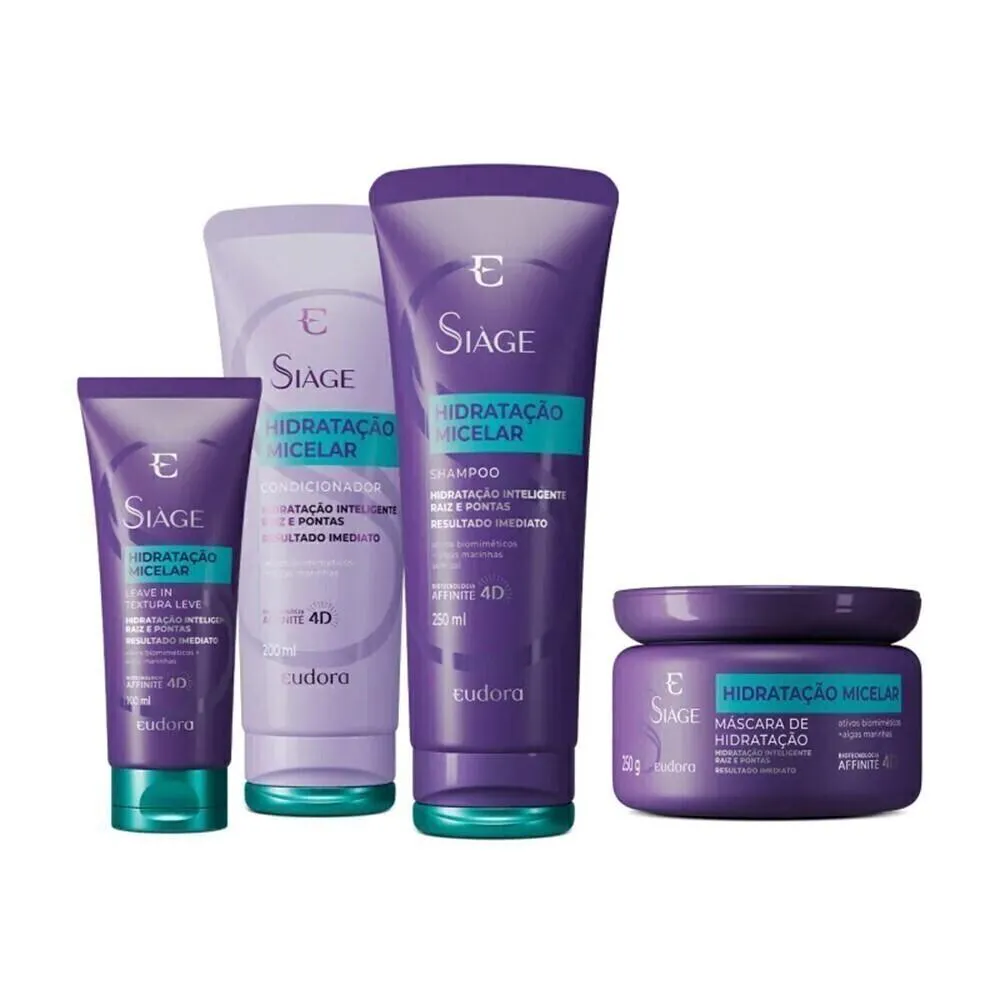 COMBO SIÀGE HIDRATAÇÃO MICELAR (4 ITENS)
