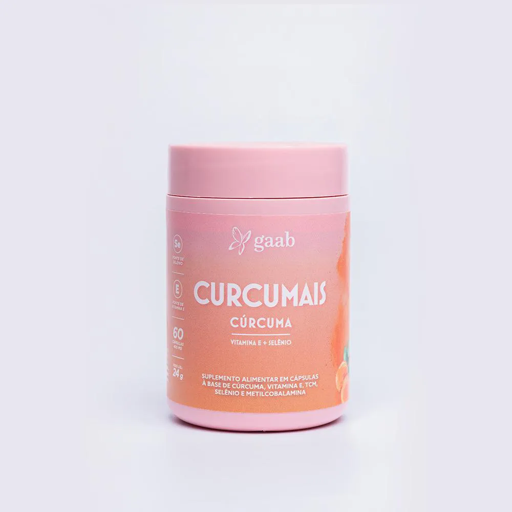 GAAB CURCUMARA CURCUMA 60 CÁPSULAS - 01 UNIDADE