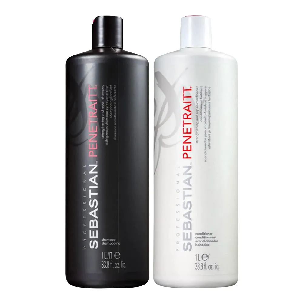 Kit Sebastian Penetraitt Shampoo 1L + Condicionador 1L
