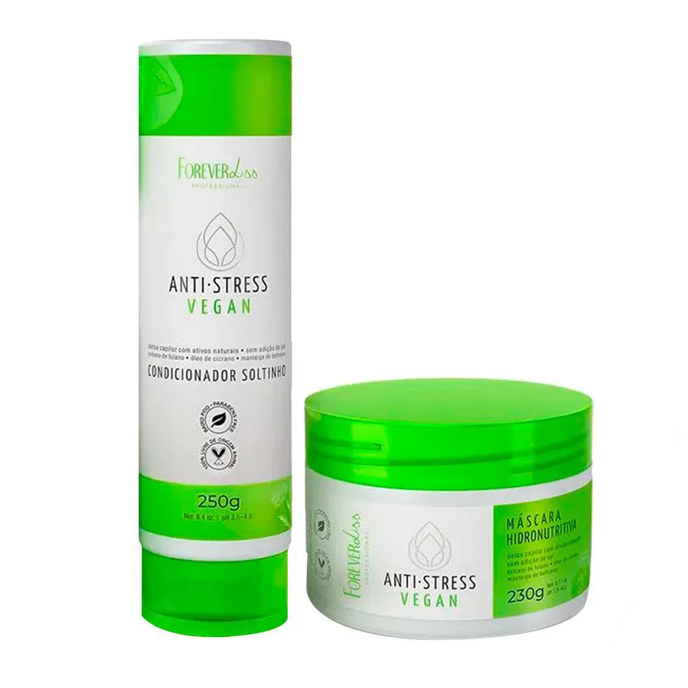 Kit Condicionador + Máscara Anti Stress Forever Liss 230g