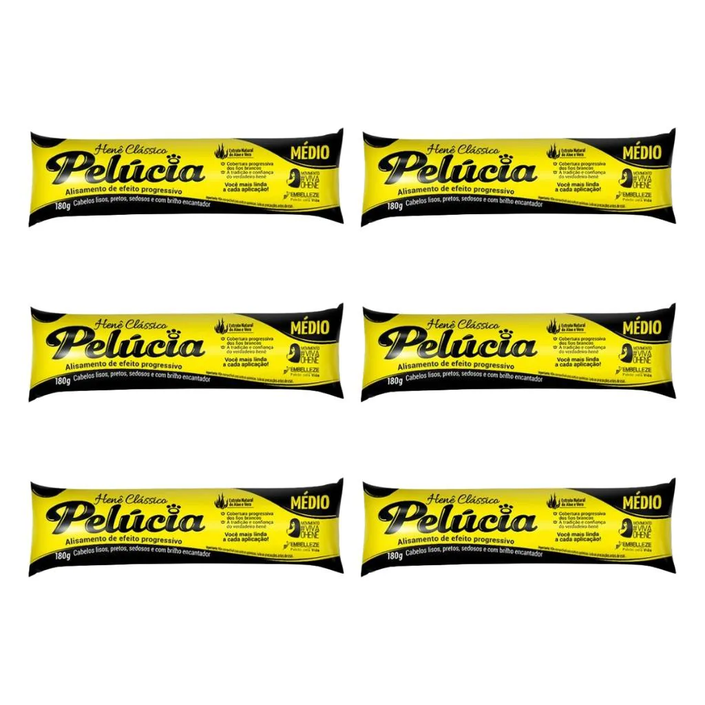 Hene P Medio 180g - Kit C/ 6un