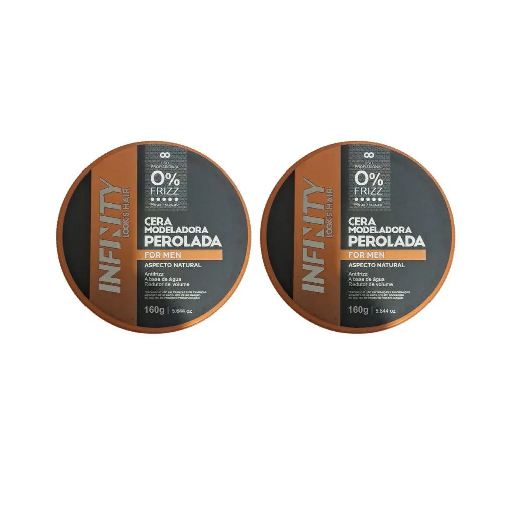 Cera Modeladora Perolada Infinity 160g - Kit C/ 2un