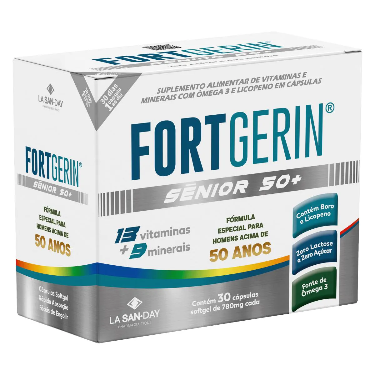 Polivitamínico Fortgerin Senior 50+ 30 Cápsulas - La San Day