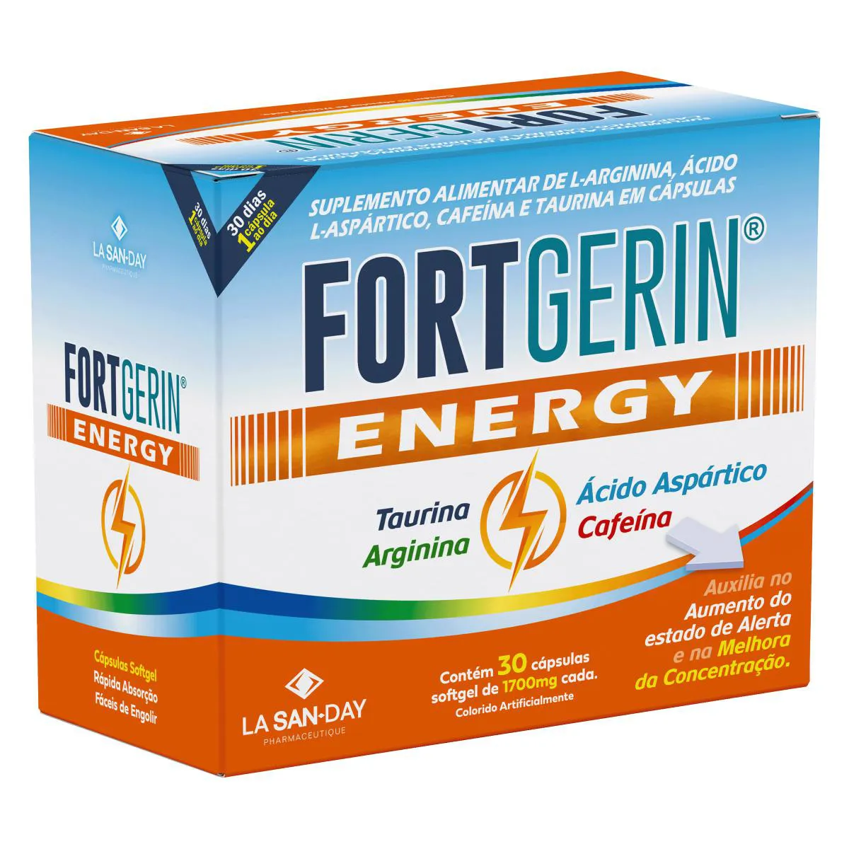 Fortgerin Energy - 30 Cápsulas - La San Day