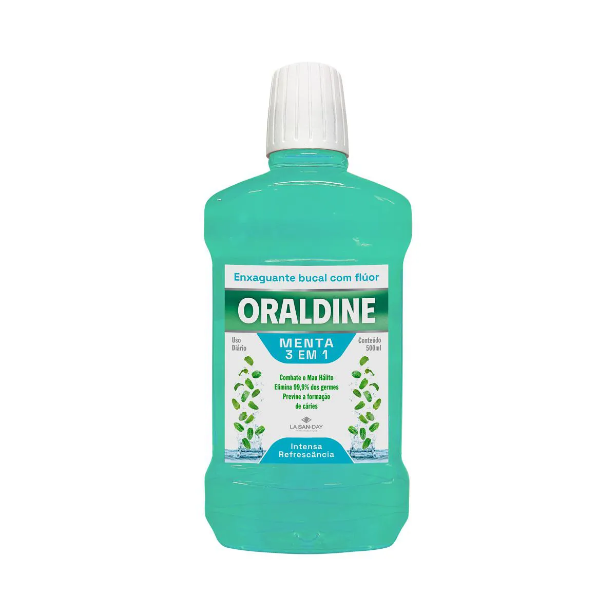 Enxaguante Bucal Oraldine Menta Com Álcool - 500ml - La San Day