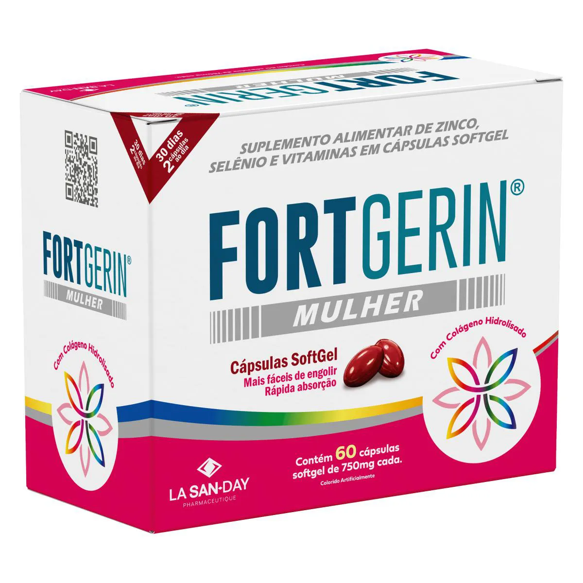 Suplemento Alimentar Fortgerin Mulher - 60 Cápsulas - La San Day