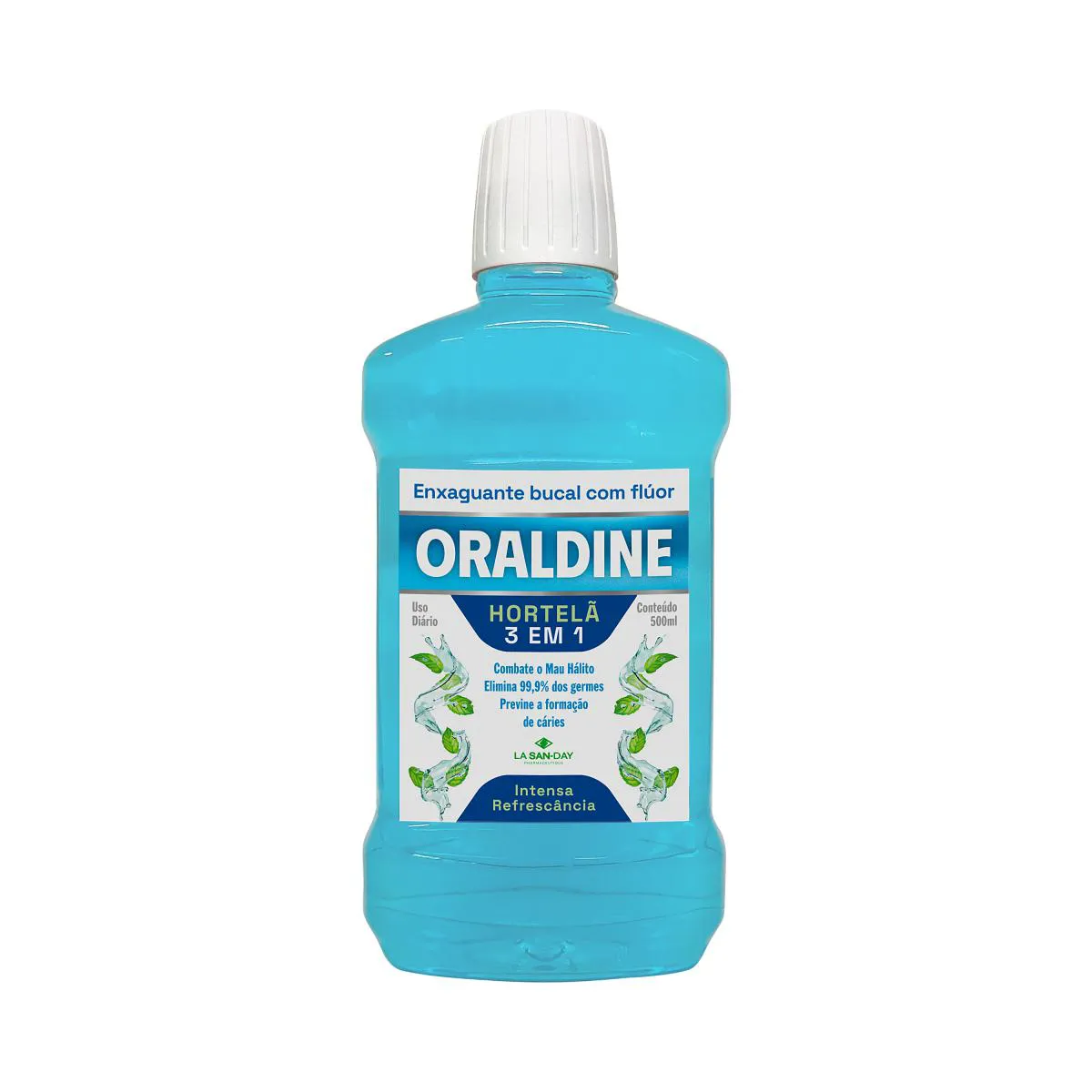 Enxaguante Bucal Oraldine Hortelã Com Álcool - 500ml - La San Day