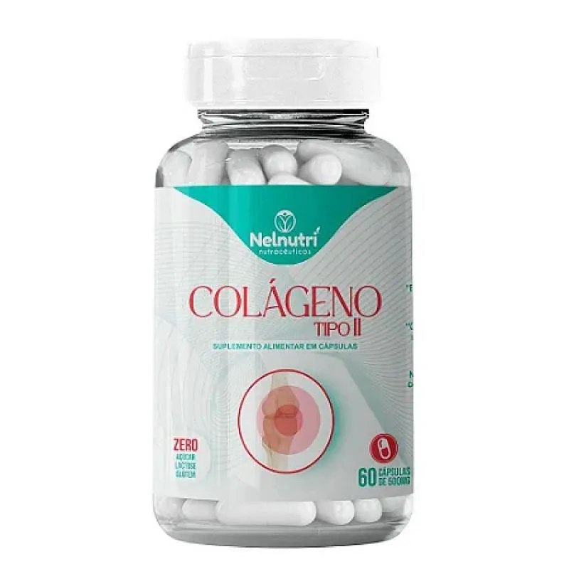 Colágeno Tipo II da Nelnutri - 60 Cápsulas