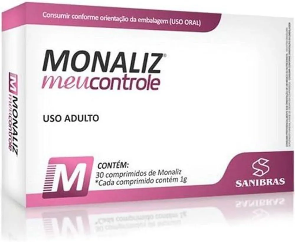 Monaliz Meu Controle 30comprimidos - Sanibras
