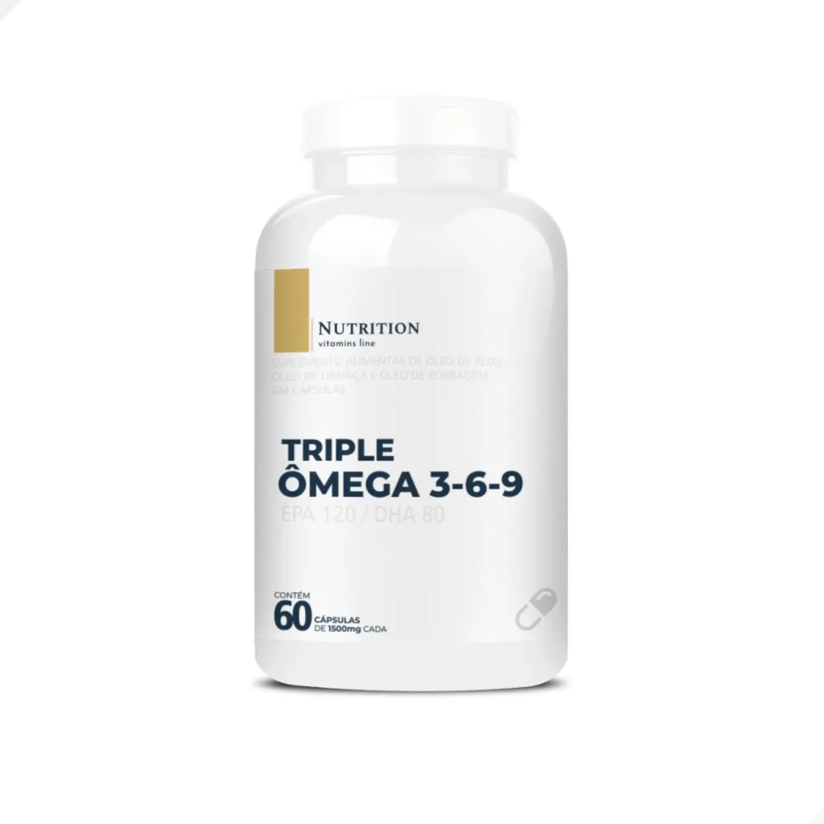 Triple Ômega 3-6-9 60 cápsulas Nutrition Labs